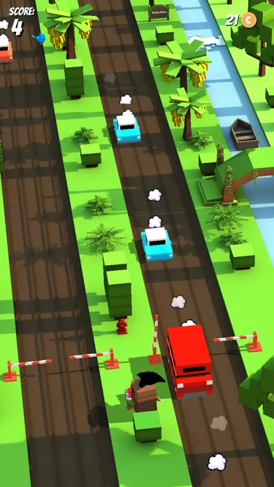 Crossy Barrier Dash - Reckless Road Rush Block 3 Free Edition Ekran Görüntüleri