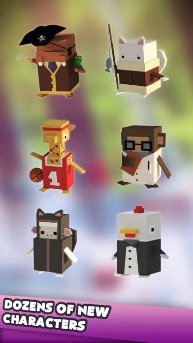 Crossy Barrier Dash - Reckless Road Rush Block 3 Free Edition Ekran Görüntüleri