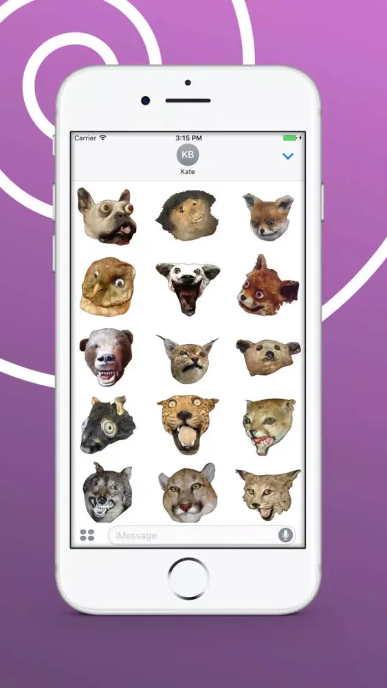 Bad Taxidermy - Creepy Animal Emoji Strickers سکرین شاٹس