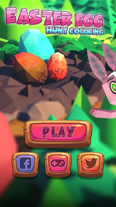 Ảnh chụp màn hình của Easter Egg Hunt Colouring - Fun Game For Boys and Girls Kids Edition