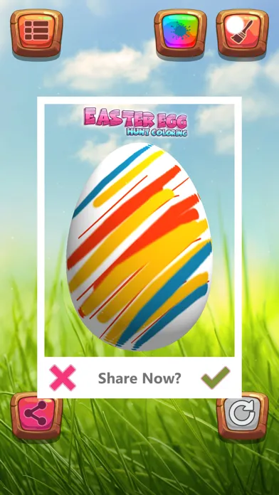 Ảnh chụp màn hình của Easter Egg Hunt Colouring - Fun Game For Boys and Girls Kids Edition