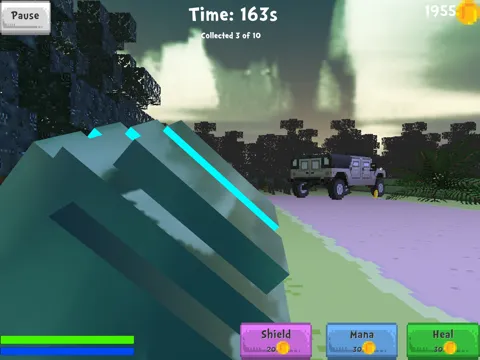Jurassic Block Hunter - Dino Zoo Rail Shooter With Skins Uploader for Minecraft iPad  স্ক্রিনশট