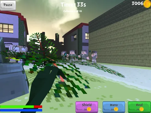 Jurassic Block Hunter - Dino Zoo Rail Shooter With Skins Uploader for Minecraft iPad  স্ক্রিনশট