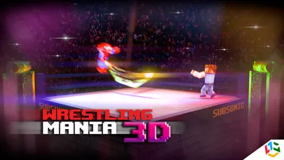 Capturas de tela do Block Wrestling Mania 3D - FREE Endless Wrestle Game in Cube world