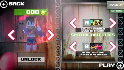 Capturas de tela do Block Wrestling Mania 3D - FREE Endless Wrestle Game in Cube world