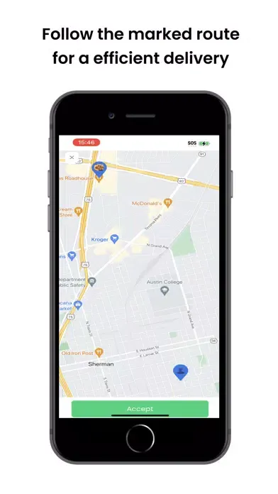 Скриншоты LevelUp Driver App