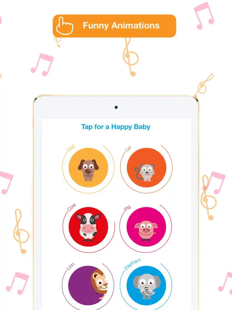 Happy Baby: laugh & learn app iPad 應用截圖