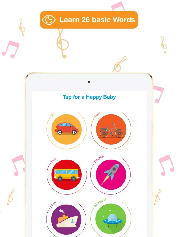 Happy Baby: laugh & learn app iPad 應用截圖