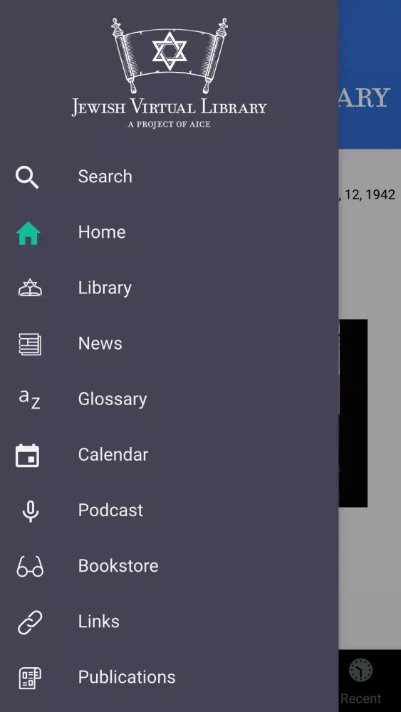 Tangkapan layar Jewish Virtual Library