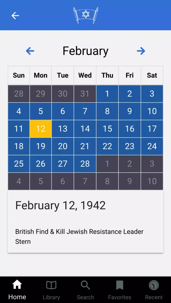 Tangkapan layar Jewish Virtual Library