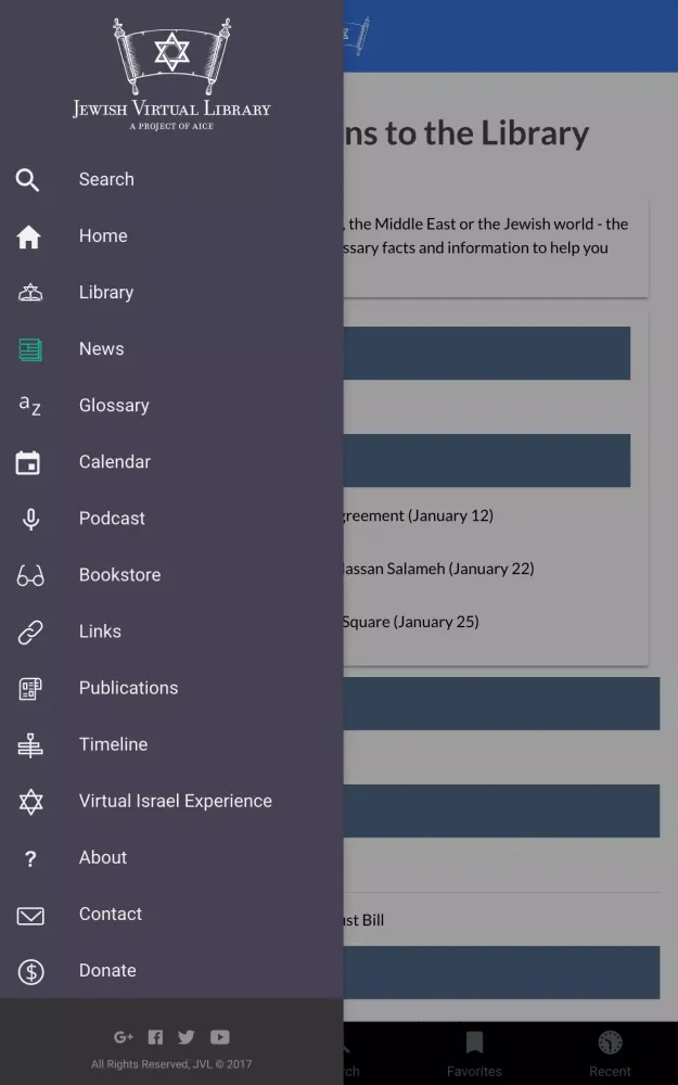 Tangkapan layar Jewish Virtual Library