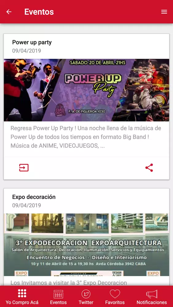 Zrzuty ekranu Yo Compro Acá