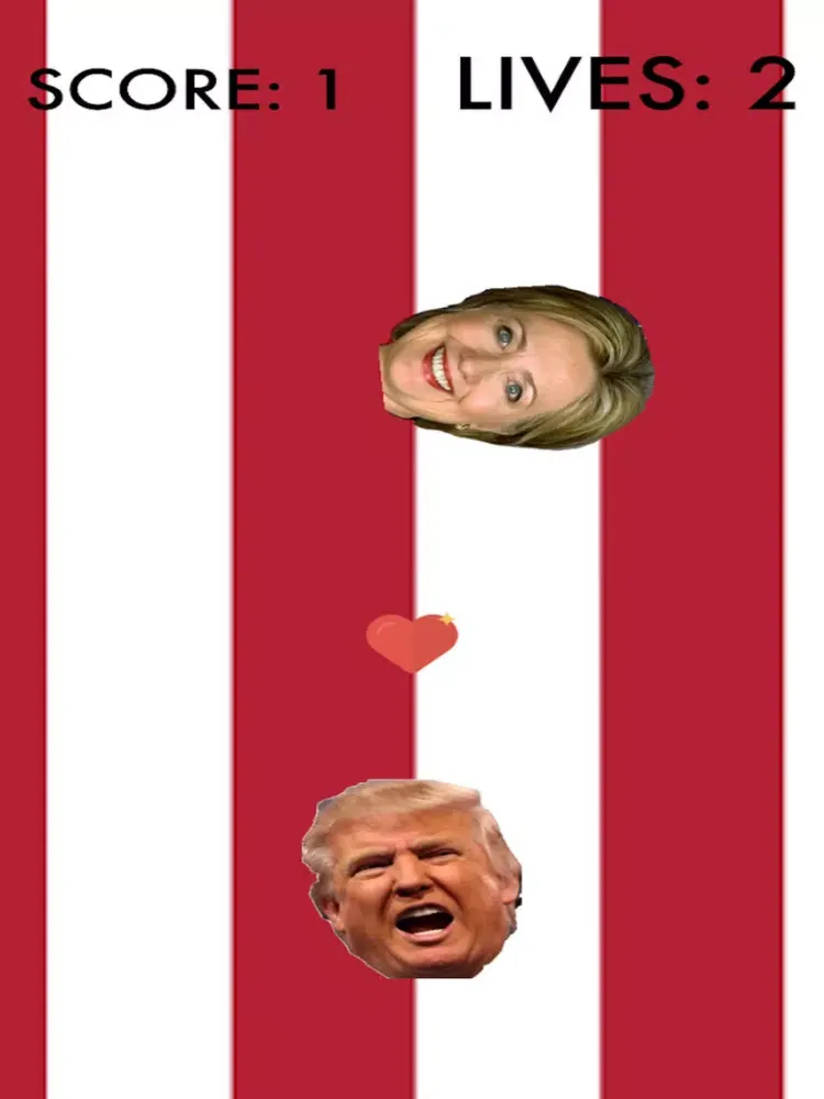 Trump Vs. Hillary iPad  Ekran Görüntüleri