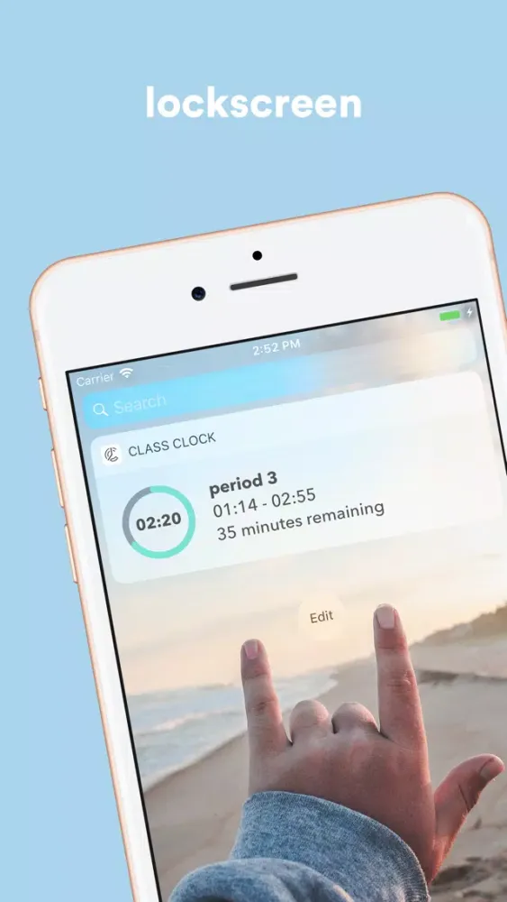 Screenshot di Class Clock