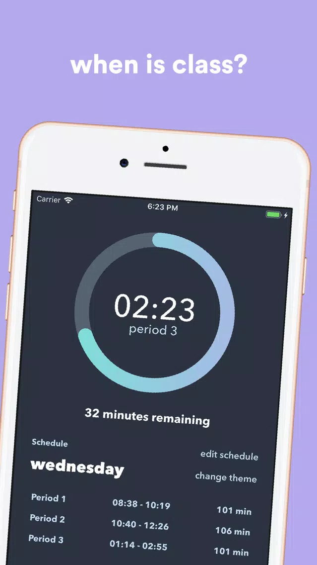 Class Clock Screenshots
