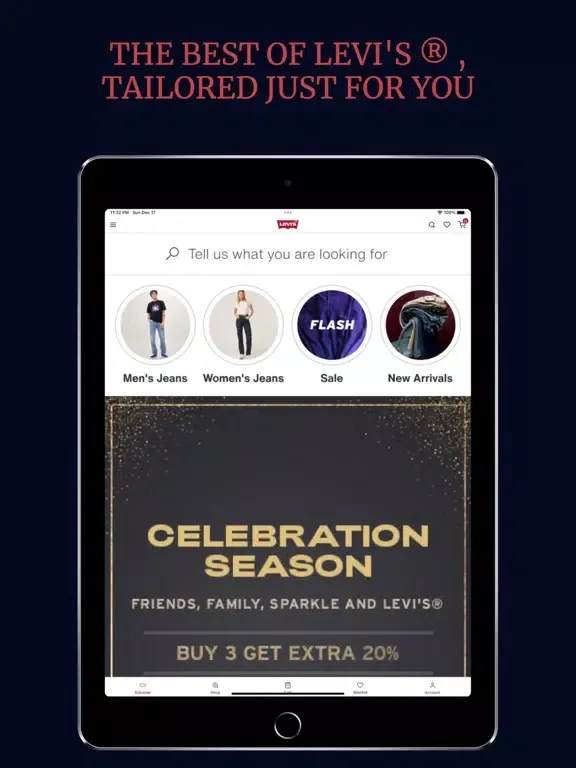 Screenshot di Levi's® India iPad 