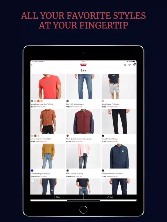 Screenshot di Levi's® India iPad 