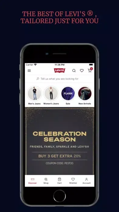 Screenshot di Levi's® India