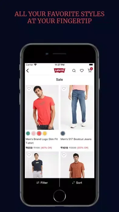 Screenshot di Levi's® India