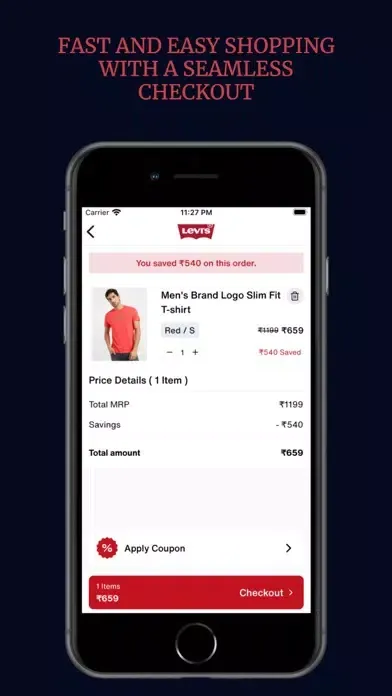 Screenshot di Levi's® India