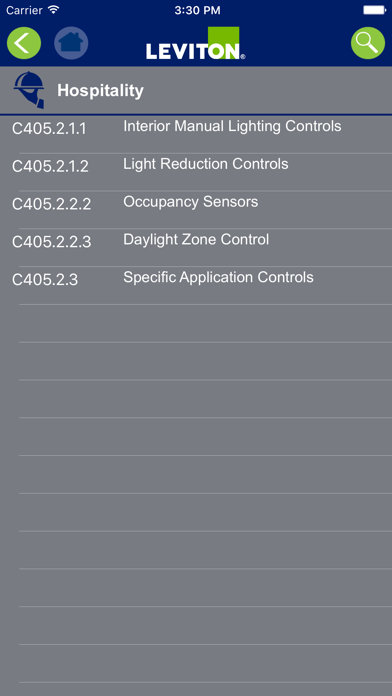 Leviton IECC Screenshots