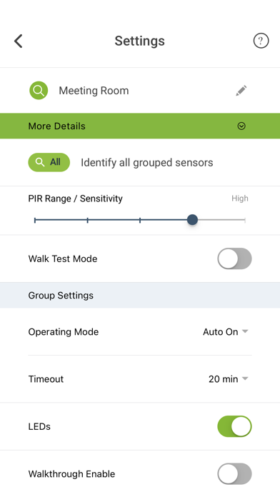 Leviton Smart Sensor應用截圖