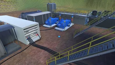Capturas de tela do Leviton Virtual Tour - Oil & Gas