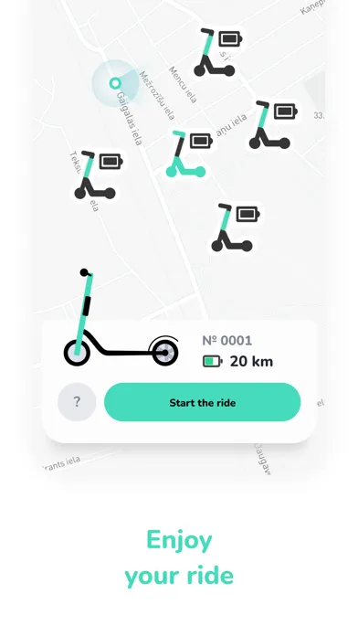 Capturas de pantalla de Levy Electric Scooters