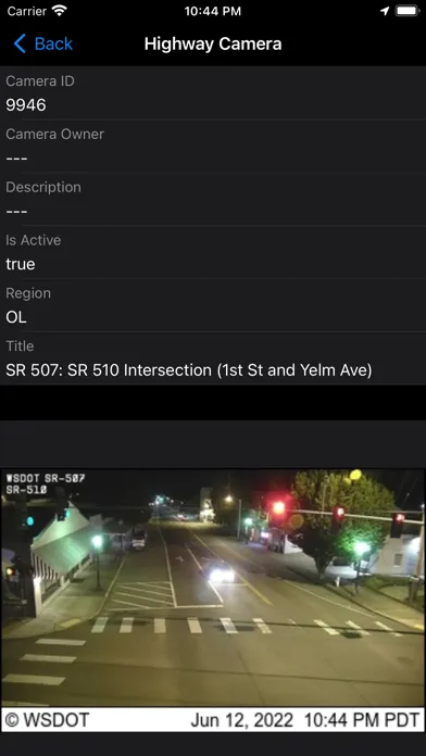 Captures d'écran de Washington Road Report