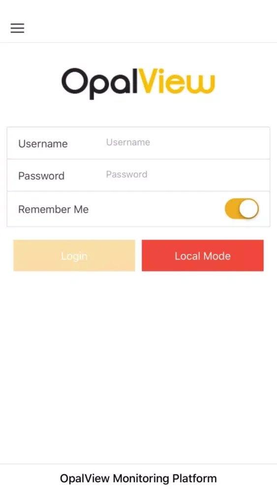 Opal View Monitoring Platform Screenshots