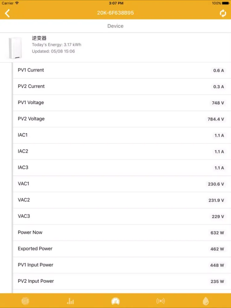 Tangkapan layar Soluna iPad 