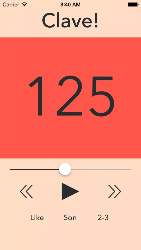 Screenshot di Clave