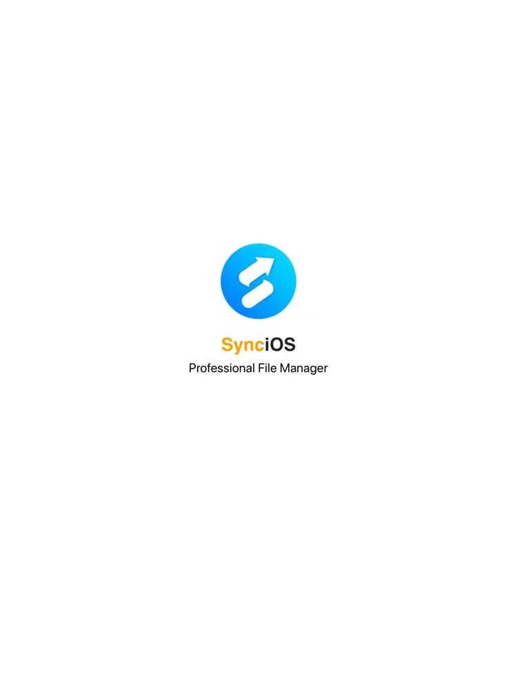 Captures d'écran de SynciOS File Manager iPad 