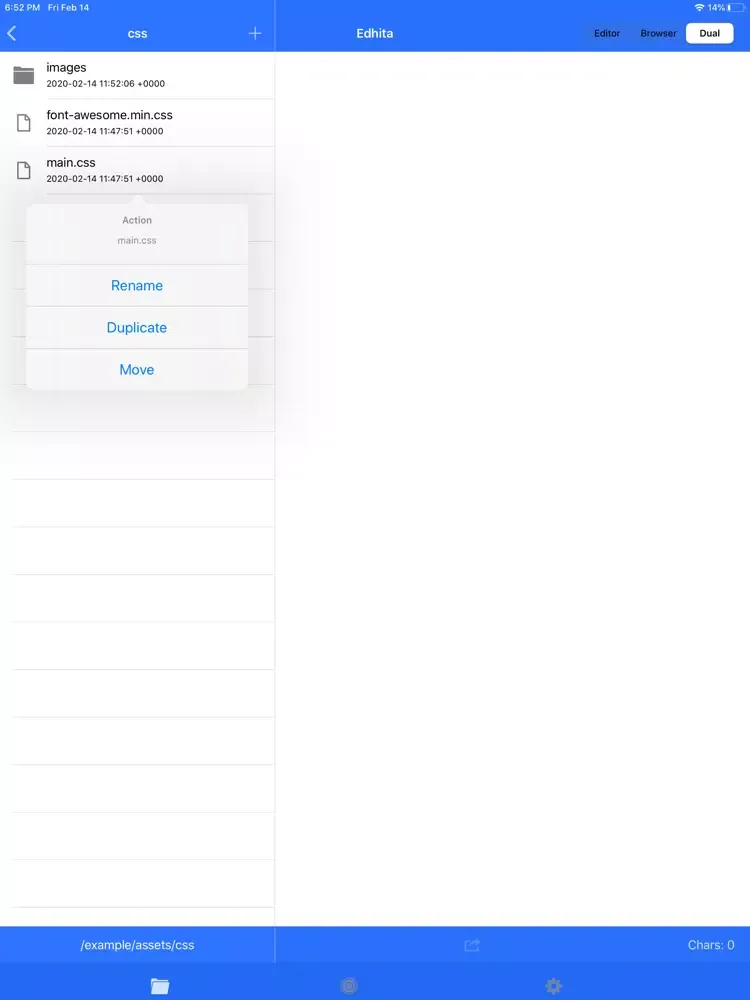 Captures d'écran de SynciOS File Manager iPad 