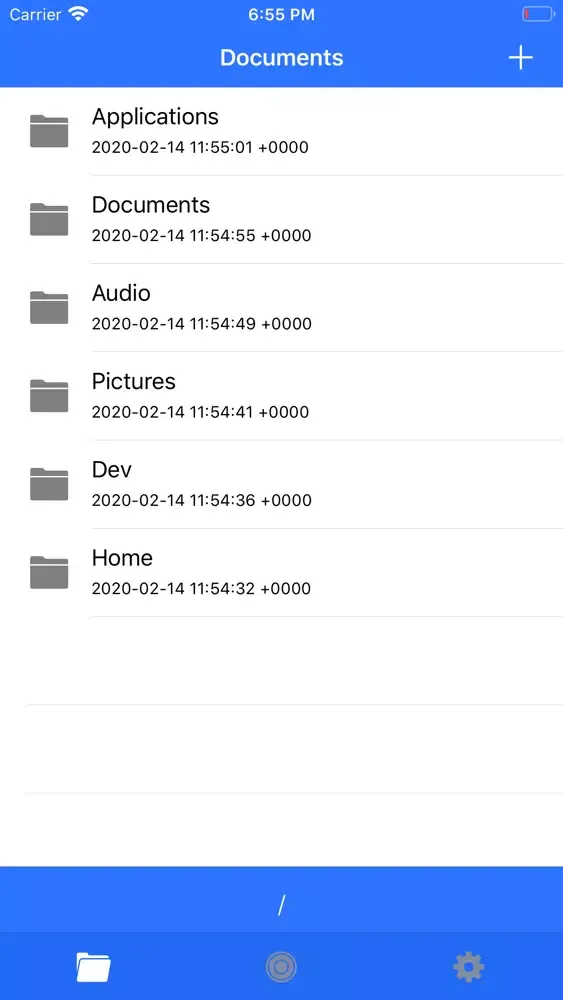 Captures d'écran de SynciOS File Manager