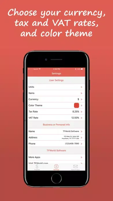 ProjectCalc Screenshots