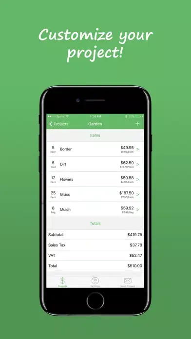 ProjectCalc Screenshots