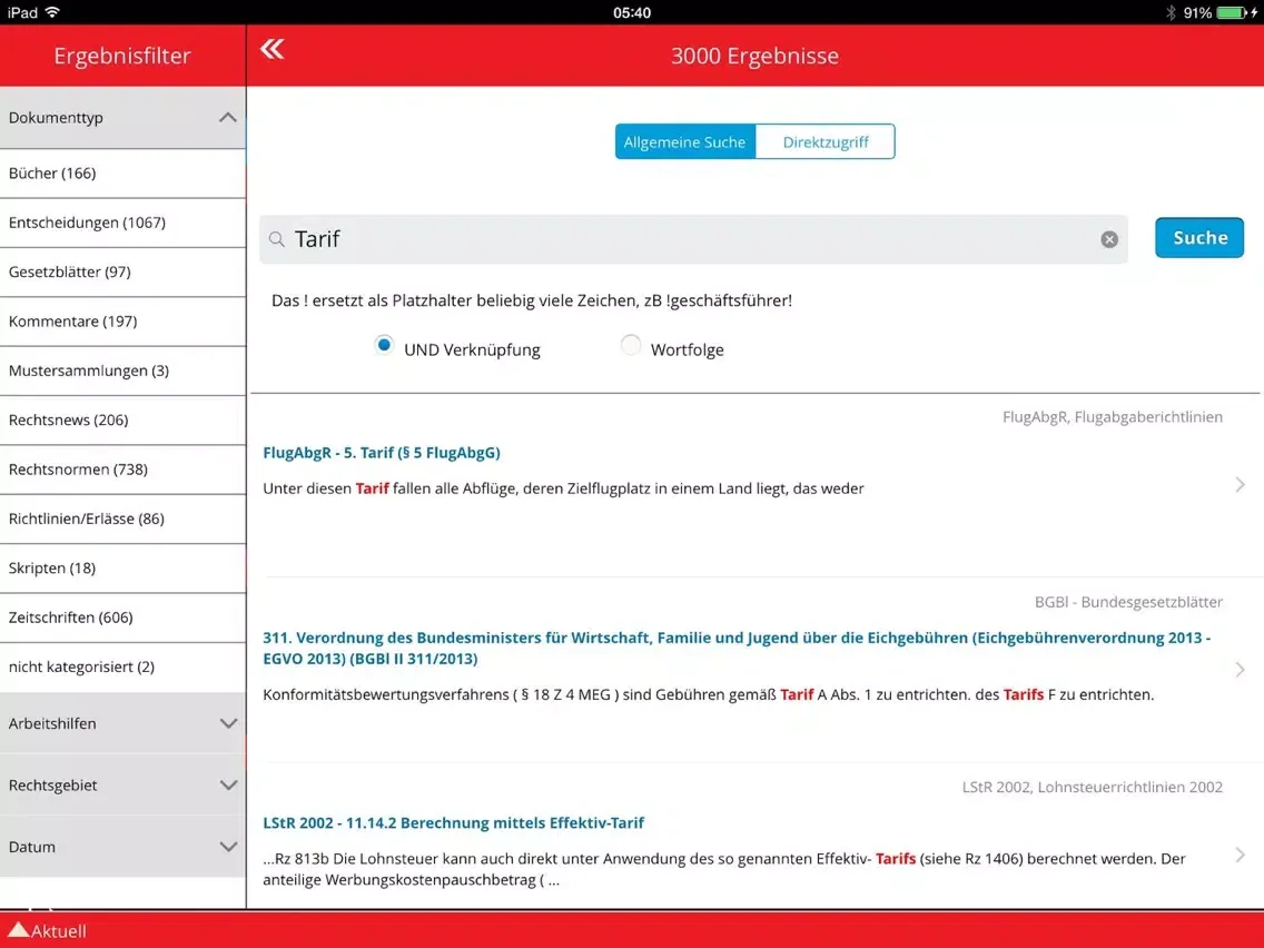 LexisNexis® Online iPad  سکرین شاٹس