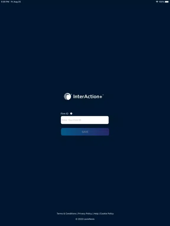 InterAction+™ iPad  スクリーンショット