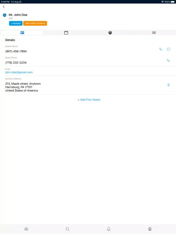 InterAction+™ iPad  スクリーンショット