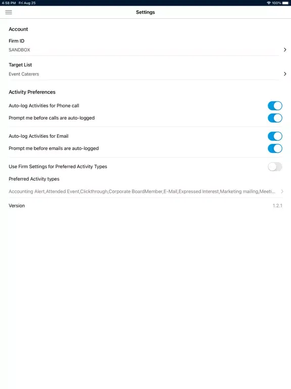 InterAction+™ iPad  スクリーンショット