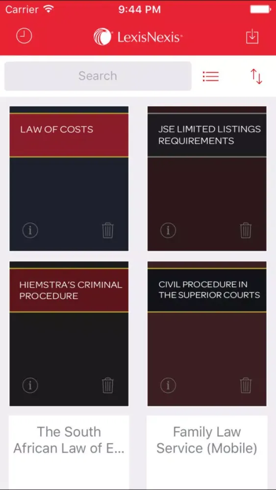 Screenshot di Lexis Mobile