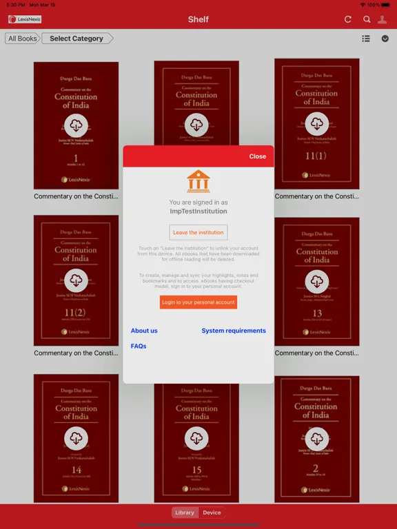 Lexis knowlEdge iPad  Ekran Görüntüleri