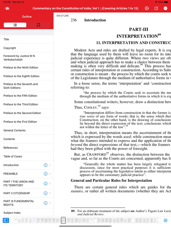 Lexis knowlEdge iPad  Ekran Görüntüleri