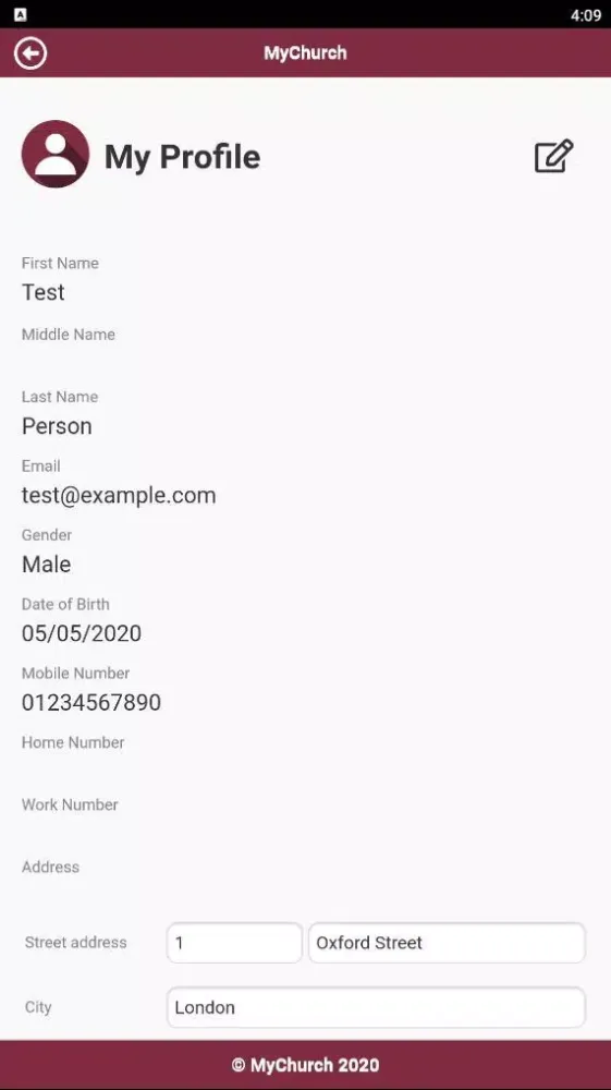 MyChurch Screenshots