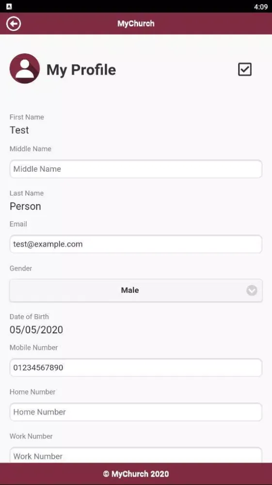 MyChurch Screenshots