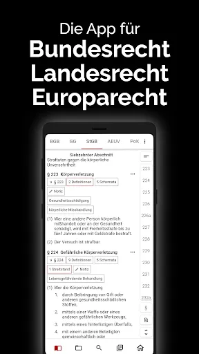 Ảnh chụp màn hình của gesetze.io - Jura digital