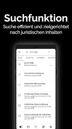 gesetze.io - Jura digital Screenshots
