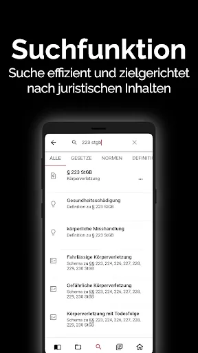 Ảnh chụp màn hình của gesetze.io - Jura digital