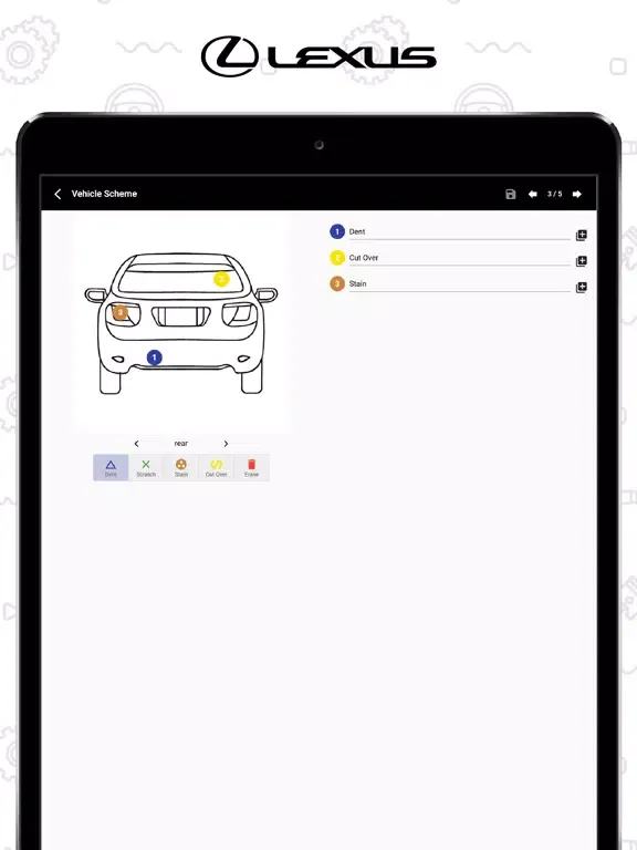 Zrzuty ekranu Lexus VAC iPad 